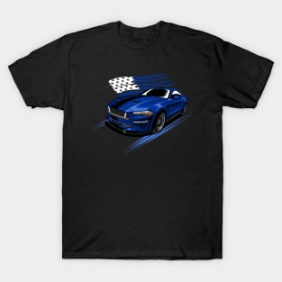 Ford Mustang Blue T-Shirt